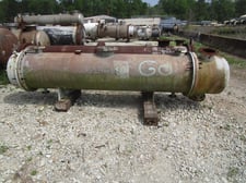 1298 sq.ft., 75 psi shell, 75 psi tube, Manning & Lewis, heat exchanger, 300&deg;F shell, 300&deg;F tube