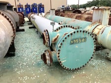5475 sq.ft., 257 psi shell, 150 psi tube, Ohmstede, heat exchanger, 250&deg;F shell, 250&deg;F tube, 2003