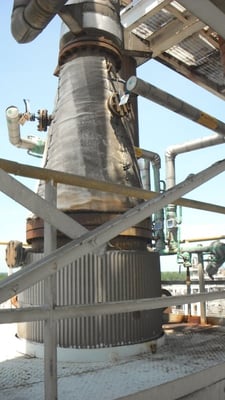 7062 sq.ft., 150 psi shell, 150 psi tube, Waner, heat exchanger, 400&deg;F shell, 400&deg;F tube