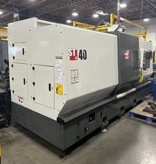 Haas #ST-40, CNC lathe, 34" swig, 44" centers, 15" chuck, 4" bar, live tooling, tailstock, C-Axis, 2015