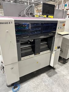 Assembleon #Emerald-X-ll, Pick n Place machine, side mount LCS tray feeder, 84 feeder inputs, 2003