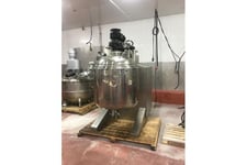 132 gal. Olsa, Stainless Steel vacuum reactor, triple motion, outer coaxial, vari-speed, 1992