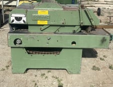 Cosmec #CM100, 12" dip chain gang saw, parts machine