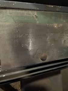 15 HP 1750 RPM Lincoln Motors, Frame 254T, 230/460 Volts, Squirrel Cage, electrically OK