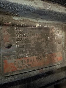 25 HP 1765 RPM General Electric, Frame 284T, 230/460 Volts, Squirrel Cage, electrically OK