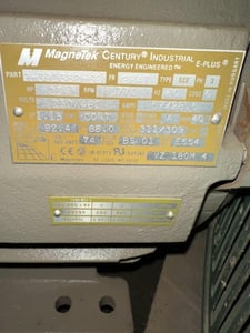 25 HP 1770 RPM Magnetek, Frame 284T, 230/460 Volts, Squirrel Cage, Refurb