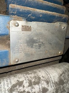 30 HP 1775 RPM Siemens, Frame 286TS, 460 Volts, Squirrel Cage, electrically OK