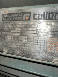 40 HP 1765 RPM Reliance Electric, Frame 324T, 230/460 Volts, Squirrel Cage, electrically OK