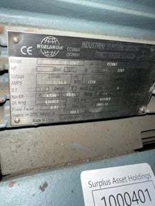50 HP 1770 RPM Worldwide, Frame 326T, 230/460 Volts, Squirrel Cage, electrically OK