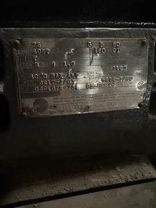 75 HP 1180 RPM U.S. Motors, Frame 405T, 460 Volts, Squirrel Cage, Refurb