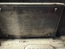 75 HP 1785 RPM Siemens, Frame 36ST, 460 Volts, Squirrel Cage, electrically OK