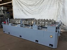 19 Stand, Maplewood, duplex rollformer, 1-3/4" roll shaft diameter, 30"-48" roll space, 20 HP