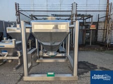 14 cu.ft., Zanchetta Bin #1200/400, Stainless Steel, Pneumatic Outlet Valve