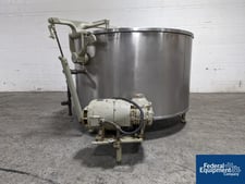 Pfaudler Blender, 330 gallon, Stainless Steel, 57" Diameter x 30" Deep