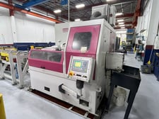 Behringer #HCS180, CNC automatic high speed circular saw with bar loading, Siemens Simatic Panel Control, 2012