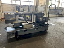 16" x 22" Hem #Cyclone-A-C, automatic horizontal mitering band saw, 7.5 HP, 19-3/8" blade wheel, 2007