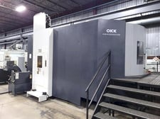 OKK #HM-1250S, CNC horizontal machining center, Fanuc 31i-A5, 66.9" X, 55.1" Y, 48.8" Z, 12000 RPM, Cat 50