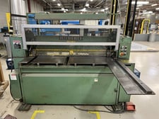 10 gauge x 5' Betenbender #5'-125, low-profile hydraulic, 36" front operated power back gauge, 4' squaring