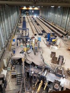 Ozemek, spiral pipe mill, 2235mm x 20mm, complete, 2004