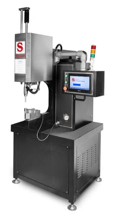 6 Ton, Sanson #186A, hardware insertion press, 7.87" stroke, 18" throat, manual machine, 2024