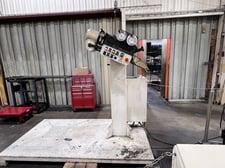 6" Dynamic Feeds Inc #SOPP916032u-1250DB, powered straightener, 9 roll straightener