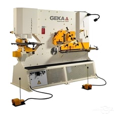 8" x 8" x 11/16" Geka #Hydracrop 165-SD, Ironworker, 220 V., 3-Phase, 2024