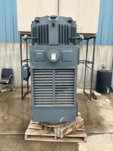 450 HP 1784 RPM Siemens, Frame 500Z, Vertical solid shaft, 4160 Volts