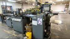 Emmeci #MC-92-HSB, Fully Automatic Rigid Box Line, Wrapper Discharge, 110 PSI