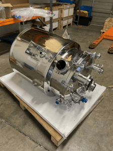 60 gallon Aptia Engineering, Stainless Steel Jacketed Vaccum Reactor, 15 PSI, 2022