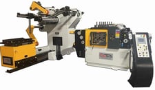 30000 lb. Coiltech #CMSS-UL80-1300-15T, Space Saver complete servo feed line, 51" width, new