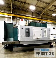Image for 5.12" Kuraki #KBT-13A, Fanuc 31i-A5, 118" X, 90" Y, 86" x 71" B-Axis rotary table, 60 automatic tool changer, thru spindle coolant, chip blaster, #43444