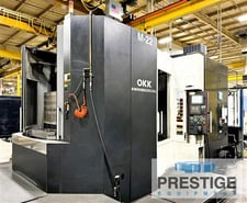 OKK #HM-800S, 4-Axis, Fanuc 310iS-A5 CNC, 41" X, 35" Y, 34" Z, 32" x 32" 2 APC, 60 automatic tool changer