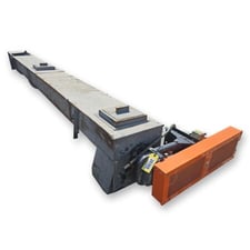 16" diameter x 22' long, Mild Steel screw conveyor, 5 HP