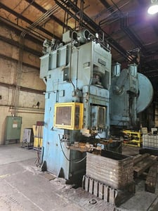 500 Ton, Usi Clearing #HGH-500-12-12, Hydraulic Horn Press, 6" Stroke