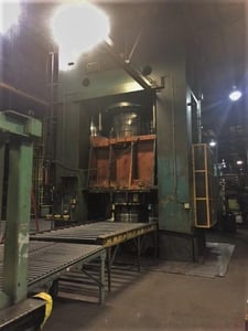 5000 Ton, Clearing #H-5000-105-84, Straight Side Hydraulic Press, 60" Stroke, 105" x 84" Bed Size