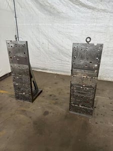 16" x 48" x 20" Deep Drilled and Tapped Angle Plate Set