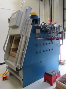 18" width x 18" H x 36" D Pacific #PNR-183618-AS, High-Temp Box Furnace, 480 V., 2000°F, RKC-PF900 temp