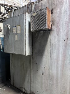 40" width x 63" H x 51" D Despatch #V-39, Walk-In Oven, 480V., 500°F, Honeywell Control, round chart recorder