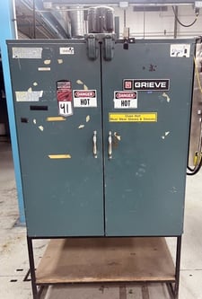 36" width x 36" H x 36" L Grieve #333, Cabinet Oven, 400°F