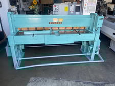 18 gauge x 6' Wysong #1472, Mechanical Power Squaring Shear, 24" Back Gauge, (1) Support Arm, 230 V., 2 HP