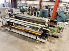 Reifenhauser, 3 meter wide (112" finished) 5-layer cast film extrusion line, less extruders, 2011