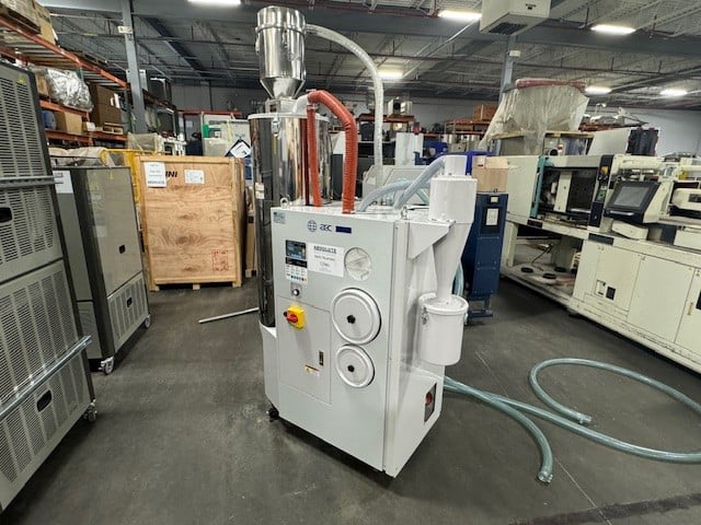 AEC #RDC-P-75, dehumidifying wheel dryer with hopper, hoses, clamps, new, 2023