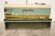 1/4" x 10' Piranha #M1/4-10, hydraulic shear, 13 hold downs, 20 HP, #12291
