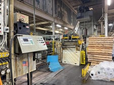 20000 lb. Littell #638-5PD, servo coil feed line, 36" width, 72" OD, 20"-24" ID, cabinet base mounted