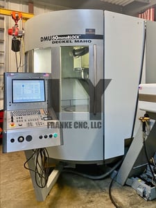 DMG, Mori Deckel Maho #DMU-60-monoBLOCK, vertical machining center, 5-Axis, 24 automatic tool changer, 28.7"