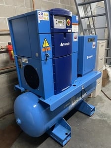 15 HP CompAir #LFR1A, rotary screw, air dryer, tank, 175 psi, 2015