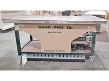 Sandman #DL7236, Downdraft Sanding Table, 72" x 36" Table, 1.5 HP, 4" Wheels, 220 V., 2016