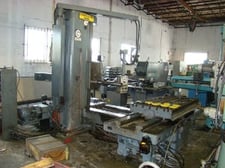 4" Giddings & Lewis #70A-DP4-T, Horizontal Boring Mill, 72" x 55" Table, 20 HP, 2300 RPM, 1969