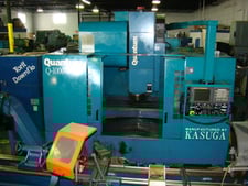 Kasuga #Q-1000VS, Vertical Machining Center, 42" X, 24" Y, 25.6" Z, 30 HP, 12000 RPM, 23.6" x 55" Table