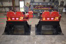 30 Ton, Koike Ransome #30RPM / 15IRM, micarta turbine rotators, 60000 lb., variable speed rotation, hand